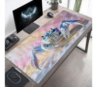 YEYUMEOZ Gaming Mouse Pad, 900x400x3mm XXL Mouse Mat Crab, Large Mousepad Blue Extended Gaming Mats for, Non-Slip Rubber Base keyboard Pad, Stitched Edges Accessories for Home PjY14675 S-5