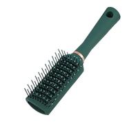 Yezhenzhen Detangling Brush Anti-Static Detangler Hair Brush Blow Drying Hairbrush Comb Nylon Bristle Pins Fashion Massage Brushes Wet or Dry All Hair Types Styling Dark Green Color (Vented)