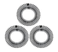 Yezhenzhen Flexible Headbands Stretch Headband Headbands Women (3pc-Black)