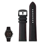 yeziu Carbon Fiber Nylon And Genuine Leather For Mido Commander M021/M025 Sports Watches For Men(Blackrb1,20mm)