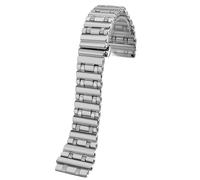 yeziu Convex End Stainless Steel Watch Strap For Breitling Super Ocean Mechanical Chronograph Series AB0136161(Silver rosegold)