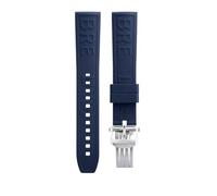 yeziu For Breitling Superocean, Challenger, Avenger fluororubber watch strap(Deepblue,24MM)