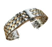 yeziu For Tissot Carson 1853 T122 Strap T122410A T122407A Steel watch Chain Accessories Male(Rose golds,20mm-Quartz)