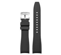 yeziu For Tissot Le Locle Spur T41 T035 Durul Carson Kutu Speed Arc Silicone Watch Band For Men And Women(Blacks,21mm)
