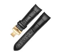 yeziu Leather Watch band For Tissot T035 Couturier 1853 T035627/T035617/T035407/T035410A(Blackg,23mm)