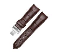 yeziu Leather Watch band For Tissot T035 Couturier 1853 T035627/T035617/T035407/T035410A(Browns,23mm)