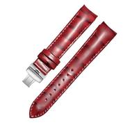 yeziu Leather Watch band For Tissot T035 Couturier 1853 T035627/T035617/T035407/T035410A(Reds,23mm)