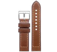 yeziu Leather Watch Strap For Hamilton Khaki Field H70555533 H70455533 Little Red Cap Men Watchband(Browns1,22mm)