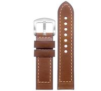 yeziu Leather Watch Strap For Hamilton Khaki Field H70555533 H70455533 Little Red Cap Men Watchband(Brown mattes1,20mm)