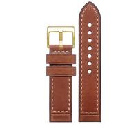 yeziu Leather Watch Strap For Hamilton Khaki Field H70555533 H70455533 Little Red Cap Men Watchband(Browng2,20mm)