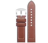 yeziu Leather Watch Strap For Hamilton Khaki Field H70555533 H70455533 Little Red Cap Men Watchband(Brown mattes4,22mm)