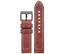 yeziu Leather Watch Strap For Hamilton Khaki Field H70555533 H70455533 Little Red Cap Men Watchband(Brownb6,20mm)
