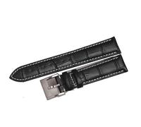 yeziu Leather Watch Strap For Hamilton Khaki Jazz Eternal Watch Band(Blackws2,18mm)