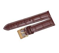 yeziu Leather Watch Strap For Hamilton Khaki Jazz Eternal Watch Band(Brownwg2,18mm)