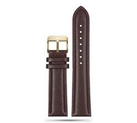 yeziu Leather Watch Strap For Maurice Lacroix Pontos PT6158 Masterpiece Collection MP6347 Men's Watchband(Browng1,19mm)