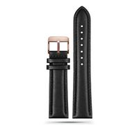 yeziu Leather Watch Strap For Maurice Lacroix Pontos PT6158 Masterpiece Collection MP6347 Men's Watchband(Blackr1,21mm)