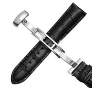yeziu Leather Watch Strap For Tissot 1853 Le Locle T41 Gentleman Seastar Carson Heritage(Blacks,18mm)