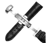 yeziu Leather Watch Strap For Tissot 1853 Le Locle T41 Gentleman Seastar Carson Heritage(Blacks1,18mm)