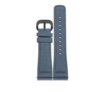 yeziu Leather Watch Straps For Diesel DZ7370, DZ7395, DZ7430, DZ7315 Cowhide Watch band(Matte blueb)