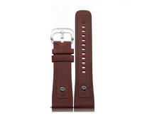 yeziu Leather Watch Straps For Diesel DZ7370, DZ7395, DZ7430, DZ7315 Cowhide Watch band(Reddish browns a)