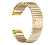 yeziu Magnetic Stainless Steel Strap for Garmin Fenix 8 7X 7 Pro Fenix 6X 5X 5Plus Tactix 7 Forerunner 965 955 Quick Fit Bracelet watch Band(Gold,Feinx 7 7Pro)