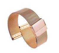yeziu Metal Ultra-thin Mesh Stainless Steel Bracelet For Daniel Wellington Watches(Rose Gold,20mm)