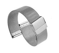 yeziu Metal Ultra-thin Mesh Stainless Steel Bracelet For Daniel Wellington Watches(Silver,18mm)