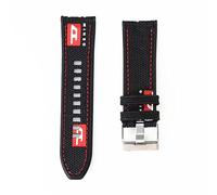 yeziu Nylon Canvas Watch Strap For Diesel DZ4512 Waterproof Soft Silicone Base Watchband Accessory.