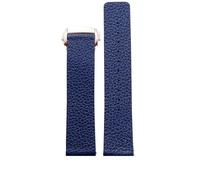 yeziu Quick-release Cowhide Watch Strap For Omega Leather Watchband(Bluer,20mm)