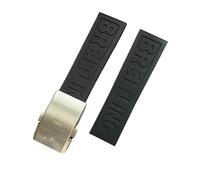 yeziu Rubber watch strap for the Breitling Avenger Super Ocean Challenger(Blacks matte)