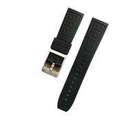 yeziu Rubber watch strap for the Breitling Avenger Super Ocean Challenger(Blacks1)
