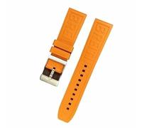yeziu Rubber watch strap for the Breitling Avenger Super Ocean Challenger(Oranges)