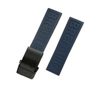 yeziu Rubber watch strap for the Breitling Avenger Super Ocean Challenger(Sapphire blueb matte)