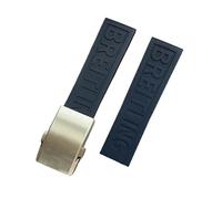 yeziu Rubber watch strap for the Breitling Avenger Super Ocean Challenger(Sapphire blues matte)