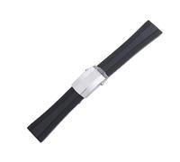 yeziu Rubber watch straps for Breitling l Superocean, Challenger, Avenger,reconnaissance aircraft(Black)