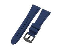 yeziu Silicone Mens Watch Strap For Diesel DZ4318/7395/4496/4323 Rubber band(Blueb a,24mm)