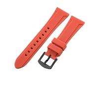 yeziu Silicone Mens Watch Strap For Diesel DZ4318/7395/4496/4323 Rubber band(Redb a,22mm)