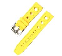 yeziu Silicone Watch Band For Breitling Black Bird Yellow Wolf Avengers Super Ocean Culture Wristband(Yellows,22mm)