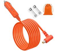 YEZriler 14AWG 2M/6.6FT Car Charging Cable for Jackery Portable Power Station Explorer 880 550 500 300 290 240 160 Cigarette Lighter Charger DC Adapter Cord
