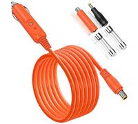 YEZriler 14AWG Car Charging Cable for Jackery Portable Power Station Explorer 3000 2000 1500 1000 880 550 500 300 290 240 160 Jackery Accessories Cigarette Lighter Charger DC Adapter Cord 2M - Orange