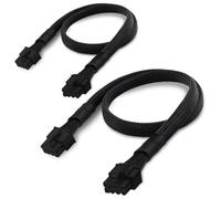 YEZriler 2-Pack 8 Pin PCIe Cable for MSI MAG A650GL A750GL A850GL A1000GL A1250GL Power Supplies, ATX 3.0, 8 Pin Male to PCIe 8 Pin (6+2) Male Sleeved Cable for MSI MPG A850G A1000G PSU