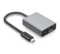 YEZriler Ethernet Adapter for Fire TV Stick, Micro USB to RJ45 Ethernet Adapter Compatible with Fire TV Stick/4K/4K Max, Cube, Chromecast Ultra Audio - Grey