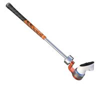 YEZRO Y14S Golf Club Attachment for Meta Quest 3/3S, Aluminum One-Piece Build Adjustable Weighted VR Golf Club Handle Accessories for Golf + with Real Grip, Keep Tracking | 20.5" (Orange)
