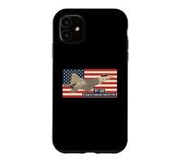 YF-22 Stealth Fighter Jet Prototype American Flag Case for iPhone 11