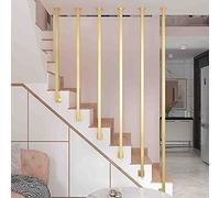 YF-handrail Industrial Wall Mount Hand Rail - Gold - Safety Hand Rail - Easy to Install Handrails for Outdoor & Indoor Stairs, Porch & Deck Stair Railing (1ft-4ft Set)