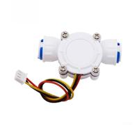 YF-S301 Water Flow Sensor, 3/8" 3-Way Hall Effect Flow Meter 0.5-10 L/min, Pulse Output Water Flowmeter for Water Dispenser, Purifier, Coffee Machine and for arduino, 3.5-24VDC