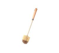 YFairy Toilet Brush with Wooden Long Handle, Household Home Kitchen Bathroom Cleaning Tools