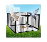 YFAURNDE Bird cage for pigeon Bird Trap,Ideal Pigeons Coop, Pigeon coop with one-way entry door Suitable for birds, doors and windows, bird catching(Black,100 * 60cm)
