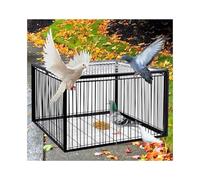 YFAURNDE Bird cage for pigeon Chicken and Bird Trap Cage, Pigeon Traps with Escape-Proof Design, Can catch sparrows, quail, birds(Black,100 * 60cm)