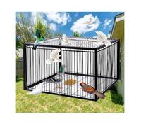 YFAURNDE Bird cage for pigeon One-Way Design for Entry but Not Exit, Skylight Devise on The Top, Easy to install, humanized trap, with skylight(Black,60 * 40cm)